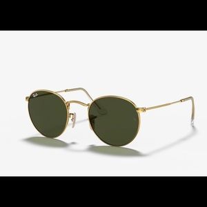 Ray Ban Round Metal RB3447 Gold/Green